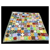HANDMADE SUMMER CRAZY QUILT