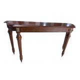 BOMBAY CHERRY FINISH CONSOLE TABLE