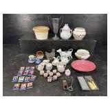 LARGE LOT OF MISC PORCELAIN, POTTERY PC