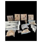 LOT OF ANTIQUE IRON HARDWARE FOR DOORS & OTHER