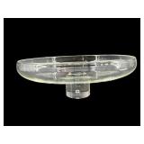 STEUBEN CRYSTAL CONTROLLED BUBBLE PEDESTAL BOWL