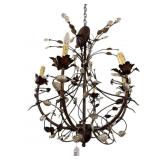 IRON 6 LIGHT CHANDELIER