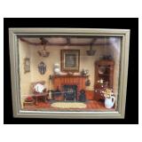 MINIATURE LIVING ROOM DISPLAY