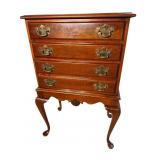 CHERRY QUEEN ANN TALL SILVERCHEST