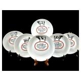 SET OF 6 PORCELAIN FRANCE D