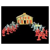 RARE 1960ï¿½S MARX SONS OF LIBERTY PLAY SET