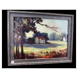 1920S GEORGE ELMER BROWNE OIL ON BOARD