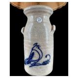 SALMON FALLS STONEWARE BIRD LAMP/JUG