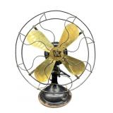 ANTIQUE ROBBINS & MYERS BRASS BLADE OSCILLATING