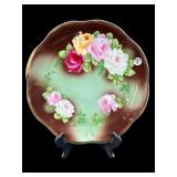 ARTIST SIGNED ROYAL VIENNA HAND PAINTED ROSES