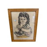 CURRIER AND IVES LITTLE KITTY