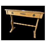 19 Cent. WASH PINE 1 DRAWER TABLE