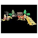 RARE 1962 HANNA BARBERA  JELLYSTONE PARK PLAY SET
