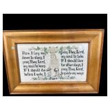 NEEDLEPOINT BEDTIME PRAYER