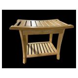 MAPLE BENCH 22 IN LONG 13 IN WIDE 17 IN TALL