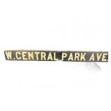 WEST CENTRAL PARK AVE SIGN
