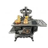 CRESCENT CAST IRON MINIATURE STOVE