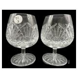 PR OF WATERFORD CRYSTAL WATERVILLE BRANDY GLASSES