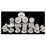 102 PC OF FLORABUNDA ENOCH WEDGWOOD TUNSTALL CHINA