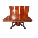 LARGE CHERRY VICTORIAN SQUARE DINING TABLE
