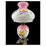 VINTAGE PAINTED ELECTRIC HURRICANE LAMP