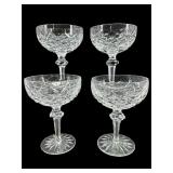 SET OF 4 WATERFORD CRYSTAL POWERSCOURT SHERBERT