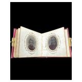 ANTIQUE MINIATURE CDV PHOTO ALBUM