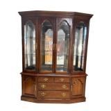 STANLEY FURNITURE CHERRY 2 PC CHINA CLOSET