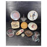 LARGE LOT OF GLASS, PORCELAIN ITEMS