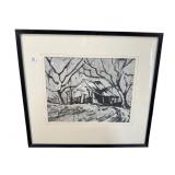 WILLIAM WHITEHEAD DRAWING 1972