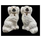 PR OF STAFFORDSHIRE BESWICK ENGLAND DOG FIGURINES