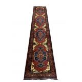 13 FT 2 IN X 2 FT 8 IN HANDMADE HAND KNOTTED