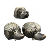 BLACK FOREST 3 PC CARVED DESK SET