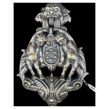 GROTESQUE SATYR AND CHERUB CAST IRON DOOR KNOB