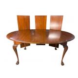 STATTON SOLID CHERRY CHIPENDALE BANQUET TABLE
