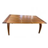 TEAK MCM INLAID COFFEE TABLE