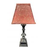 BLACK DECORATED LAMP