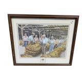 BOB BLAKE TOBACCO AUCTION PRINT