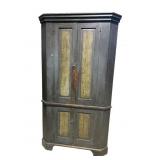 19TH CENT NEW ENGLAND PAINT DECORATED PEGGED