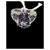 DESIGNER VICTORIA WIECK LIGHT AMETHYST STERLING