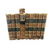 9 VOLUMES OF 1864 SCOTT
