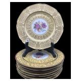 SET OF 8 BAVARIA TIRSCHENREUTH FLORAL DINNER