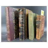 4 PC LOT OF ANTIQUE FOREIGN/OTHER BOOKS
