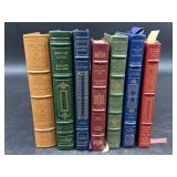 7 PC LOT OF FRANKLIN LIBRARY LEATHER BOUND BOOKS,
