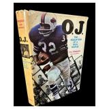 SIGNED OJ THE EDUCATION OF A ROOKIE BOOK