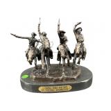 SMALL REMINGTON BRONZE COMING THROUGH THE RYE