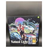 NATURAL LIGHT BEER ADVERTISING LIGHT UP SIGN