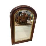 WALNUT DOME TOP MIRROR