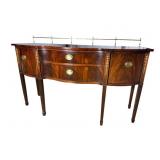 THOMASVILLE INLAID FLAMED MAHOGANY SIDEBOARD