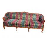 QUALITY FRENCH PROVINICAL 3 CUSHION SOFA